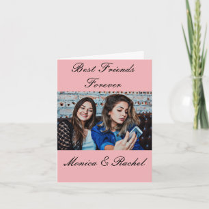 Carte Meilleurs amis pour toujours Photo personnalisée e