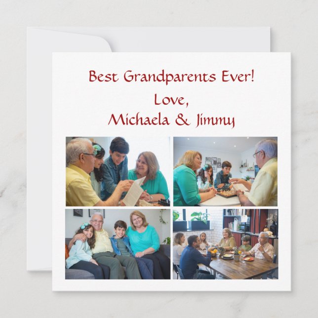 Carte Meilleurs grands-parents Jour des grands-parents C (Devant)
