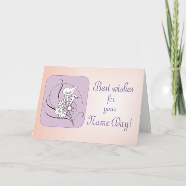 Carte Meilleurs voeux de jour (Devant)