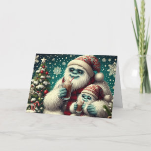 Carte Meilleurs vœux de Yeti 