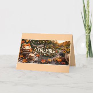 Carte Meilleurs Vœux - Inspirée de Septembre