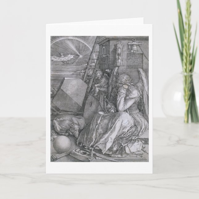 Carte Melancholia, Albrecht Durer (Devant)