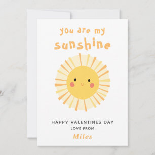 Carte Mélange jaune soleil illustration valentines jour