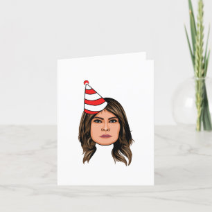CARTE MELANIA TRUMP ANNIVERSAIRE