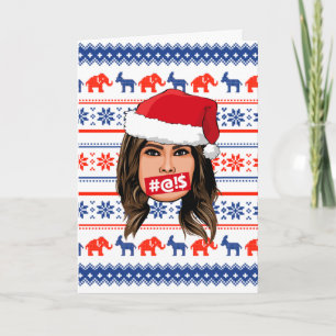Carte MELANIA TRUMP Noël