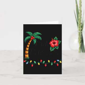 Carte Mele Kalikimaka Trocal Noël Hawaïen Xmas Famille