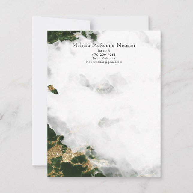 Carte Melissa Flat 3 (Devant)