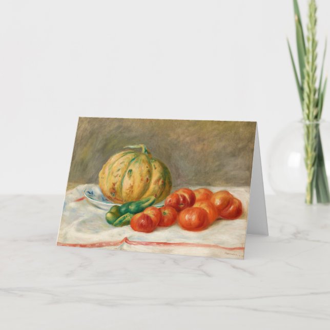 Carte Melon et Tomates | Pierre-Auguste Renoir (Devant)