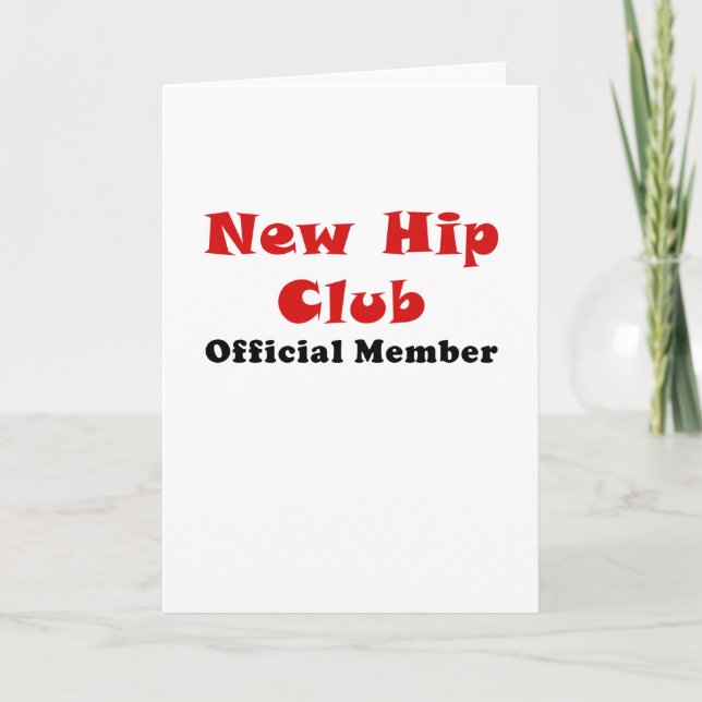 Carte Membre officiel du Hip Club (Devant)