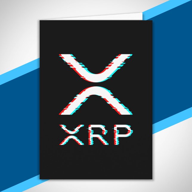 Carte Mème Crypto Devise XRP Glitch CryptoCurrency (Créateur téléchargé)