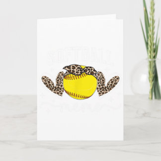 Carte Mème de softball Mémé coeur Mème d'une plaque de s