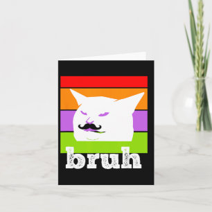 Carte Mème Drôle Dit Bruh Avec Cat-cinco De Mayo-mexi