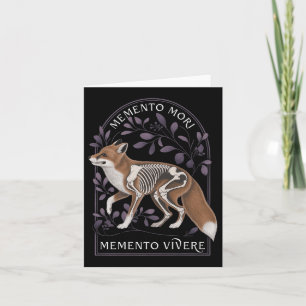 Carte Memento Mori Memento Vivere _ Philosophie &amp; La