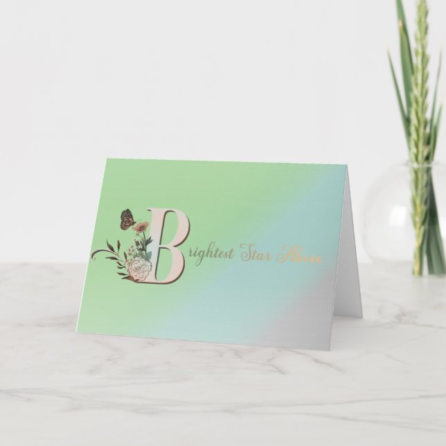 Carte mémoire étoile la plus brillante (Devant)