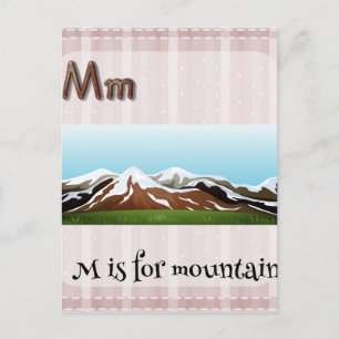 Carte mémoire M est pour la montagne