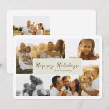 Carte mémoire multi-photo pour les vacances