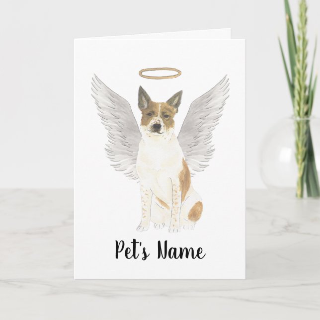 Carte Mémorial de la Sympathie de Heeler, Chien de mer r (Devant)