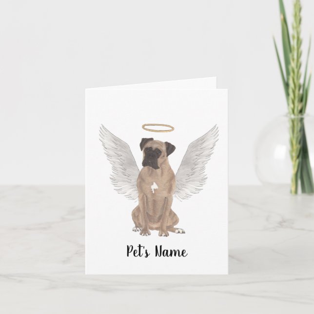 Carte Mémorial de la sympathie de la boîte masquée Fawn (Devant)