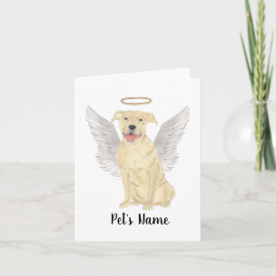Carte Mémorial de la Sympathie de la Staffy Fawn Tan Pit