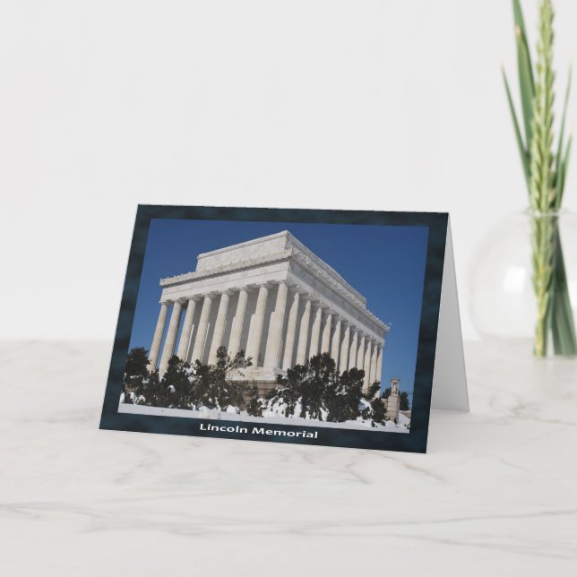 Carte Mémorial de Lincoln vous souhaite un merveilleux v (Devant)