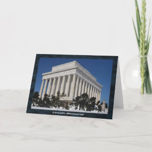 Carte Mémorial Lincoln Washington DC Voyage Séjour