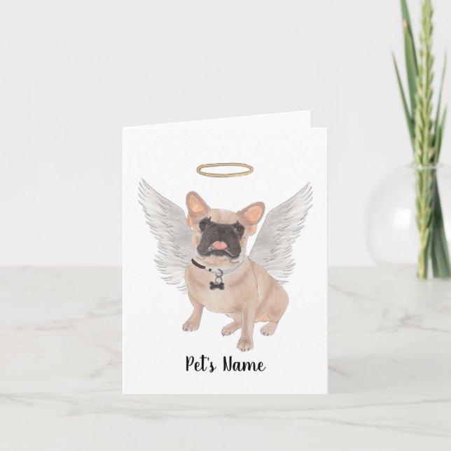 Carte Mémorial masqué de la Sympathie du chien de taurea (Devant)