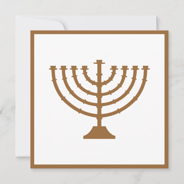 Carte Menorah (Devant)