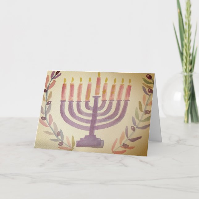 Carte Menorah (Devant)