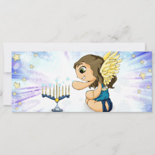 Carte Menorah Angel