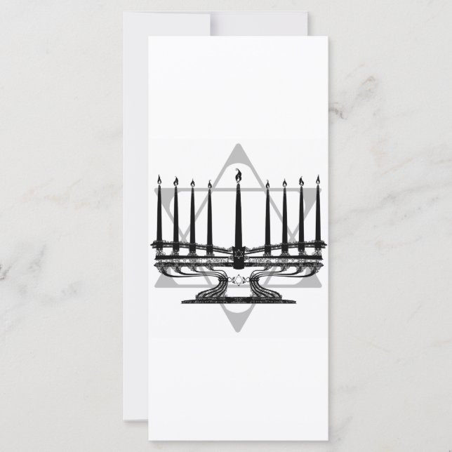Carte Menorah et Star (Devant)
