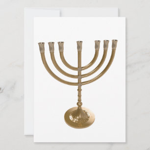 Carte menorah or