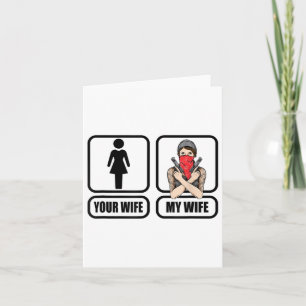 Carte Mens Votre Femme - Tatouage de ma femme _ Pistolet