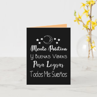 Carte Mente positiva y buenas vibras