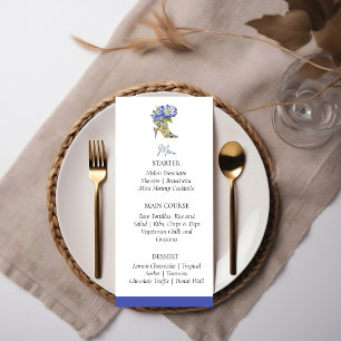 Carte menu Chinoiserie High-Heel Chaussure Fête de