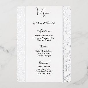 Carte menu Mariage
