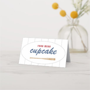Carte menu Tente de baseball