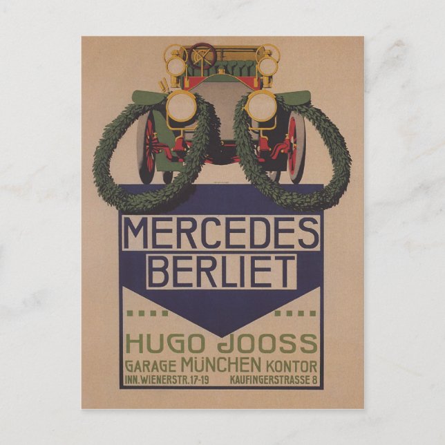 Carte Mercedes Berliet (Devant)