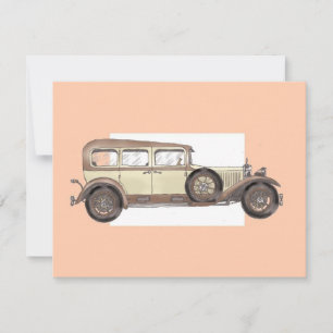 Carte Mercedes Limousine 1920