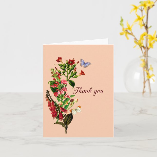 Carte Merci (Fleur jaune)