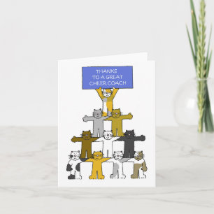 Carte Merci à Cheer Coach
