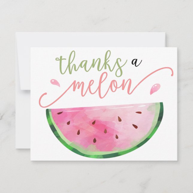 Carte Merci à Melon Merci (Devant)