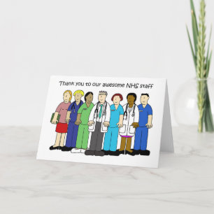 Carte Merci à notre personnel du NHS, Cartoon Group.