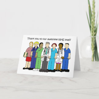 Carte Merci à notre personnel du NHS, Cartoon Group.