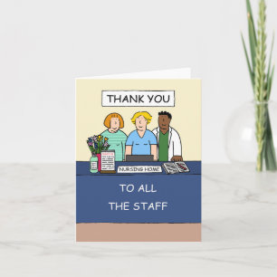 Carte Merci au personnel de la maison de soins infirmier