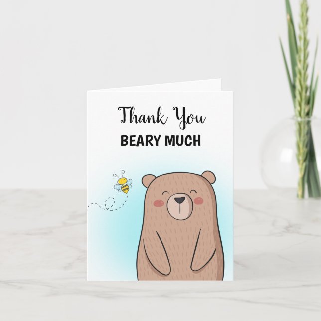 Carte Merci Beary (Devant)