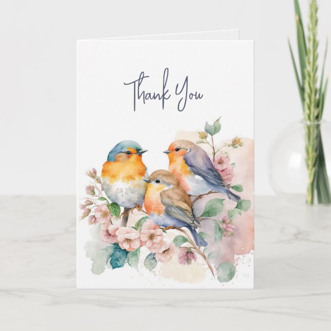 Carte Merci Bluebirds (Devant)