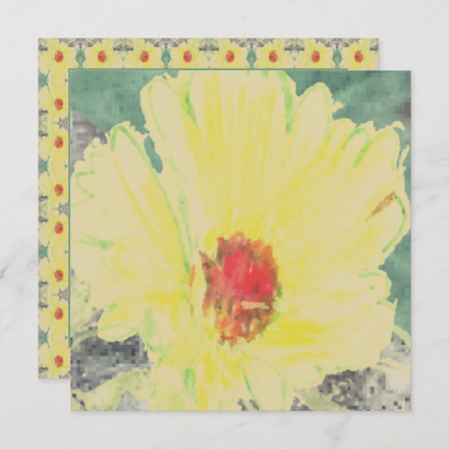 Carte Merci Daisy (Devant / Derrière)