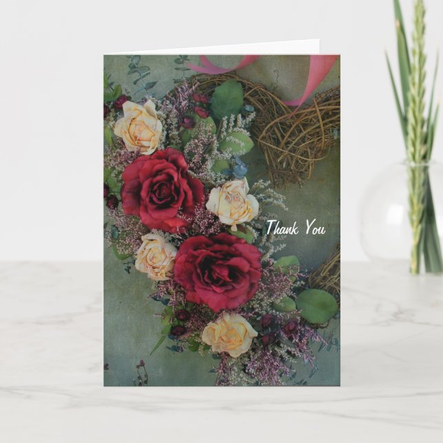 Carte Merci de couronne cardiaque (Devant)