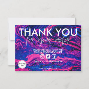 Carte Merci d'espace aquarelle