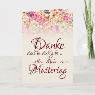 Carte Merci d'être là - Fête des Mères